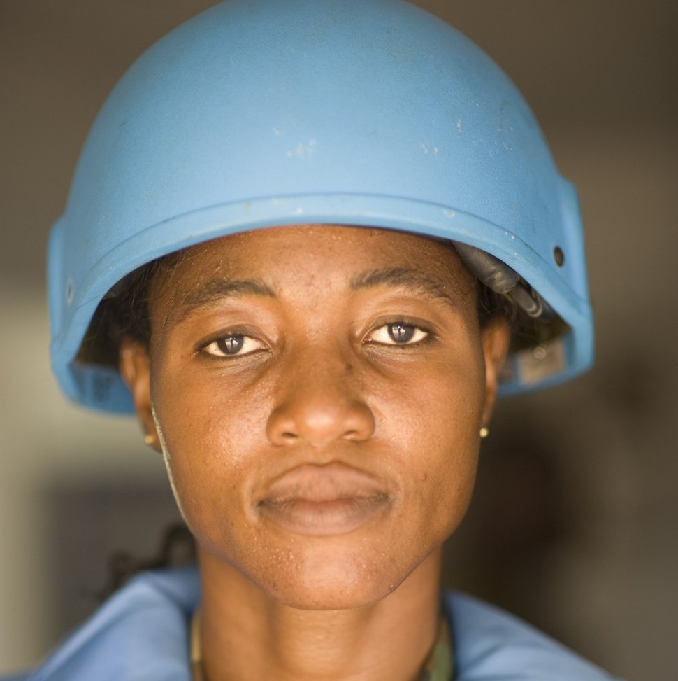 Sargeant Dora Doroye, Portrait of a woman peacekeep  UN Photo - Christopher Herwig.jpg